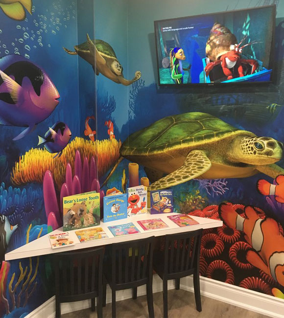 inside appletree dental for kids