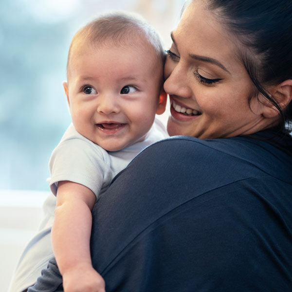 mother with baby